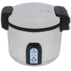 Thumbnail image #1 for Town Equipment RiceMaster 57131 30-Cup Countertop Commercial Electric Rice Cooker/Holder, One-Touch Auto Cook/Hold, Stainless Steel, 208/230V