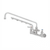 Thumbnail image #2 for UltraRinse 8-Inch Center Wall Mount Pre-Rinse Mixing Faucet with 18-Inch Swing Nozzle and 1.5 GPM Spray Arm