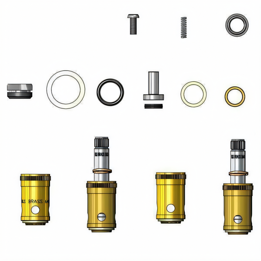 Product image #1 for T&S Brass Eterna Compression Cartridge Repair Kit with Spring Checks