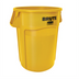 Thumbnail image #1 for Rubbermaid BRUTE 44-Gallon Round Commercial Trash Container Without Lid, Yellow