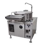 Thumbnail image #1 for Southbend (Middleby) Southbend Steam MT-40EO-SB 40-Gallon Electric Manual-Tilt Steam-Jacketed Kettle with Cabinet Base