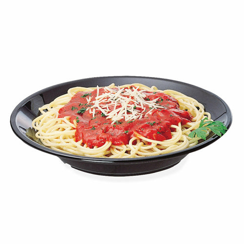 Product image #2 for Cambro Camwear 23-1/2 oz Black Polycarbonate Soup Bowl, 9 Inch Diameter