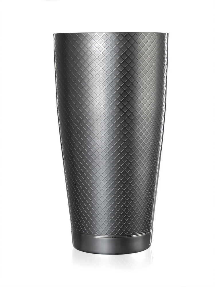 Product image #1 for Barfly Diamond Lattice Cocktail Shaker, 28 oz, Stainless Steel, Gun Metal Black