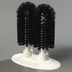 Thumbnail image #1 for Sparta® 8-Inch Twin Glass Washer Brush with Positive-Suction Base, Black