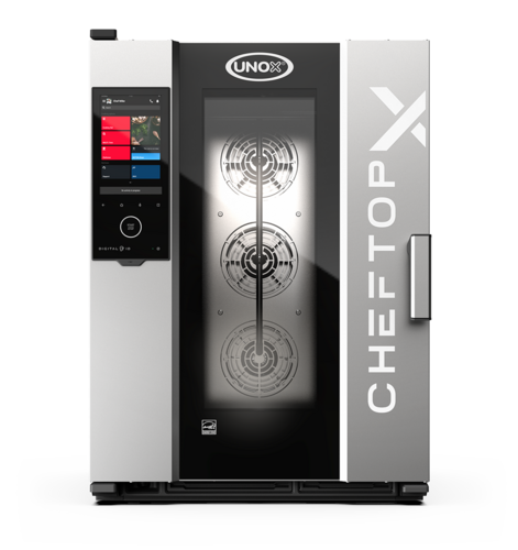 Product image #1 for CHEFTOP-X Digital.ID Half Size Electric Combi Oven, 10-Pan Capacity, Left-Hinged Door