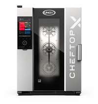 CHEFTOP-X Digital.ID Half Size Electric Combi Oven, 10-Pan Capacity, Left-Hinged Door