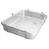 Thumbnail image #1 for Winco Heavy-Duty Rectangular Aluminum Double Roasting Pan, 24 x 18 x 4.5 Inch, with Straps and Lugs