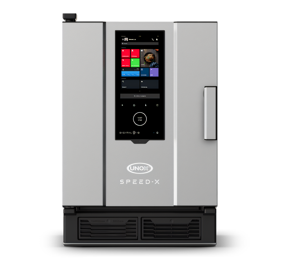 Product image #1 for UNOX USA SPEED-X Electric Combi Oven, Floor Model, 10 GN 2/3 Tray Capacity