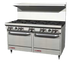 Thumbnail image #1 for Southbend S-Series 60-Inch Commercial Gas Restaurant Range with 10 Open Burners and 2 Convection Ovens