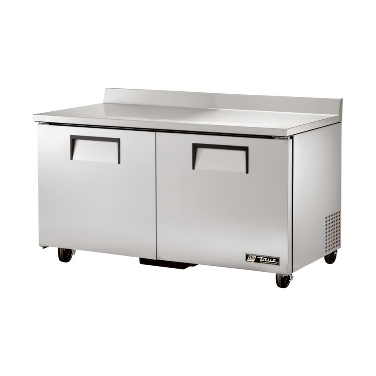 Product image #1 for True 60-Inch Two-Section Worktop Refrigerator with Rear-Mounted Self-Contained Refrigeration