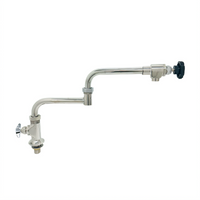 Fisher 5030 3/4-Inch Single-Deck Manual Faucet with 10-Inch Control Swing Spout and 10-Inch Double-Jointed Spout