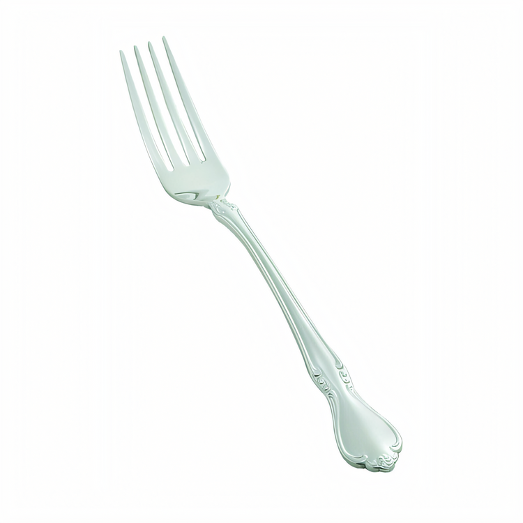 Product image #1 for Winco Chantelle European Table Fork, 8-1/8 Inch, 18/8 Stainless Steel, Extra Heavy Weight, Mirror Finish