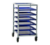 Thumbnail image #1 for New Age Mobile Half-Size Aluminum Bun Pan Rack, 6 Pan Capacity