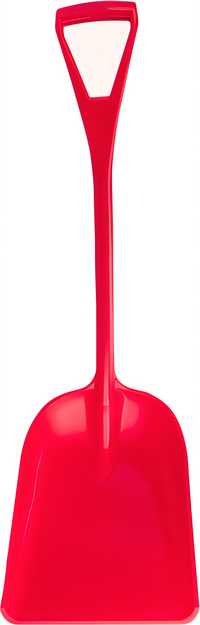 Sparta® 14-Inch One-Piece Polypropylene Foodservice Shovel, Red