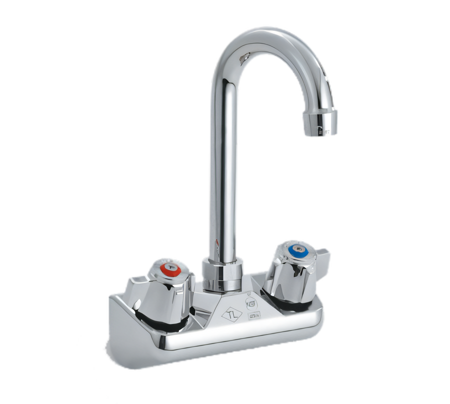 Product image #1 for Vollrath 2613 Splash-Mounted Gooseneck Faucet for 141-0 Style Sinks