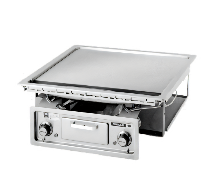 Product image #1 for Wells G-Series Built-In/Drop-In Electric Griddle with Smooth Polished Steel Plate, 22.5" x 18.3" Cooking Surface