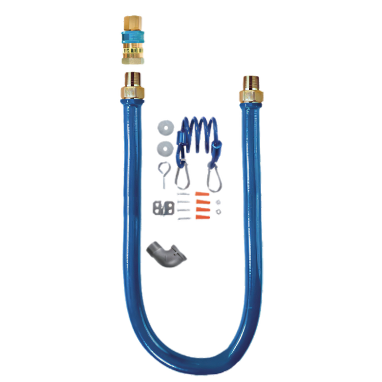 Product image #1 for Serv-Ware 36-Inch Gas Hose Kit with Installation Hardware