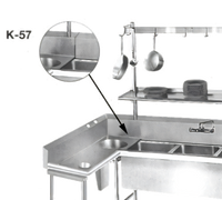 Advance Tabco Welded Field Joint for Custom Fabrication