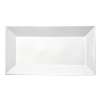 Winco Royalsquare RPR-1625 Rectangular Porcelain Platter — 16-1/4