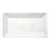 Thumbnail image #1 for Winco Royalsquare RPR-1625 Rectangular Porcelain Platter — 16-1/4