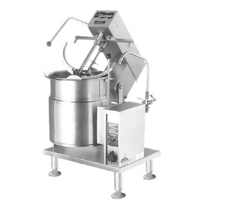 Product image #1 for 20-Gallon Electric Countertop Tilting Steam Kettle Mixer