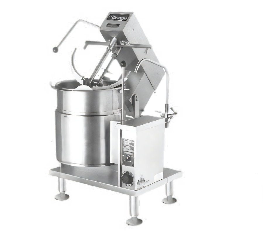 Product image #1 for 20-Gallon Electric Countertop Tilting Steam Kettle Mixer