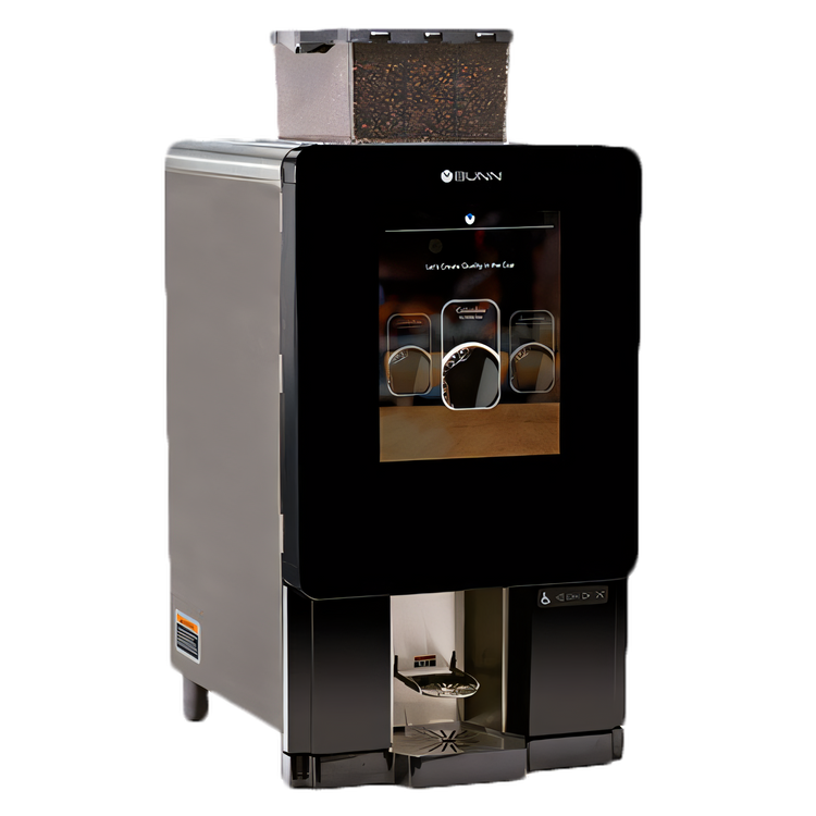 Product image #1 for BUNN Sure Immersion Model 312 Bean-to-Cup Single Cup Coffee Brewer with 17-Inch Touchscreen