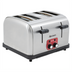 Thumbnail image #1 for Commercial 4-Slice Medium-Duty Pop-Up Toaster, Stainless Steel Countertop