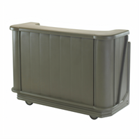 Cambro Cambar Economy Portable Beverage Bar with 80 lb Ice Sink, 67-1/2 x 28-1/2 x 47-1/2 Inch, Granite Sand