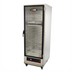 Thumbnail image #1 for hotLOGIX HL1-8 Half-Height Non-Insulated Heated Holding Cabinet with Tempered Glass Door, 1 Compartment
