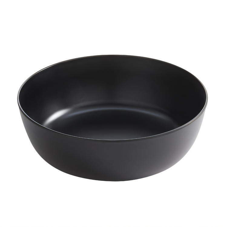 Product image #2 for American Metalcraft Ani 169 oz. Round Black Melamine Serving Bowl