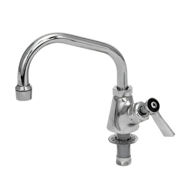 Product image #1 for Single-Hole Deck-Mount Manual Faucet with 8-Inch Swing Spout and Lever Handle