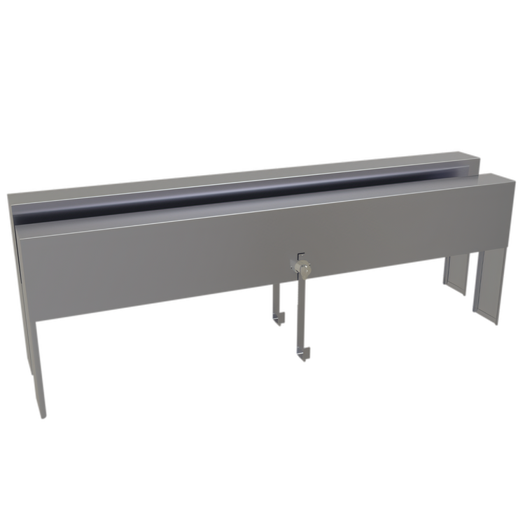 Product image #1 for Glastender 39-Inch Double Speed Rail Locking Cover, Stainless Steel