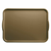 Thumbnail image #2 for Cambro Camtray Rectangular Fiberglass Cafeteria Tray with Handles, 15 x 20 Inches, Bay Leaf Brown