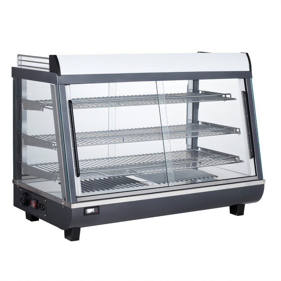 Product image #1 for BakeryXpress DXP-TSC36 Heated Countertop Hot Food Display Case, 36 Inch, Full/Self-Service