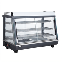 BakeryXpress DXP-TSC36 Heated Countertop Hot Food Display Case, 36 Inch, Full/Self-Service