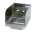 Thumbnail image #1 for BK Resources Space Saver Wall-Mount Stainless Steel Hand Sink with Dual Side Splashes, 9
