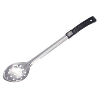 Winco Prime 11-Inch Perforated Basting Spoon with Black ABS Handle