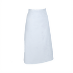 Thumbnail image #1 for Mercer Culinary Genesis M61130WH 2-Sided White Bistro Apron, 33 x 29 Inch, 65/35 Poly/Cotton Twill, No Pocket Case of 12
