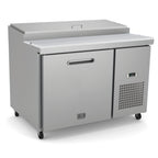 Thumbnail image #1 for Kelvinator Commercial KCHPT50.6 Refrigerated Pizza Prep Table, 1-Section, 47-3/8-Inch Wide, 12 Cu. Ft., 1-Door