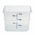 Thumbnail image #1 for Cambro 12SFSPP190 CamSquare® Commercial Food Storage Containers Case of 6