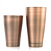 Thumbnail image #1 for Barfly 28 oz. & 18 oz. Antique Copper-Plated Cocktail Shaker/Tin Set