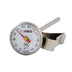 Thumbnail image #1 for Winco Frothing Thermometer with Clip, 1-Inch Dial Face, 5-Inch Probe, 0°F to 220°F