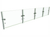 Thumbnail image #1 for Hatco Flav-R-Shield ORBIT100-132 Full-Service Pass-Over Food Shield, 4 Bays, 132 Inch Wide