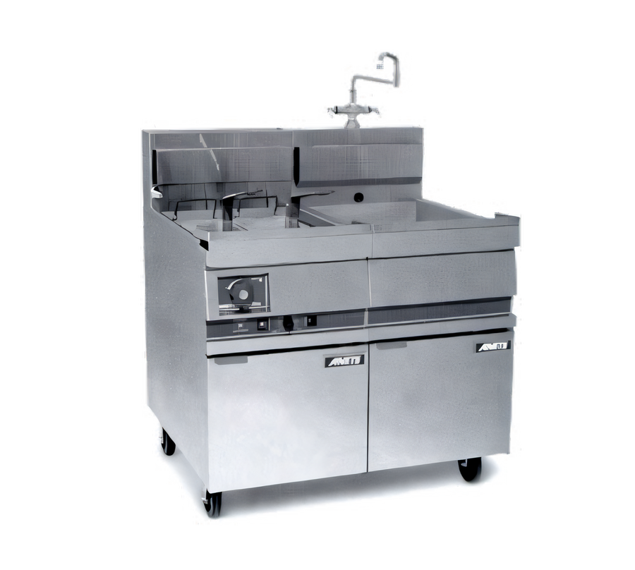 Product image #1 for ANETS RSF-14 Pasta Rinse Tank with Hot/Cold Rinse/Fill Faucet for 14-Inch Pasta Pro