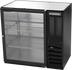 Thumbnail image #1 for Beverage-Air 36-Inch One-Section Back Bar Refrigerator with Glass Door, Black Exterior and Stainless Steel Top