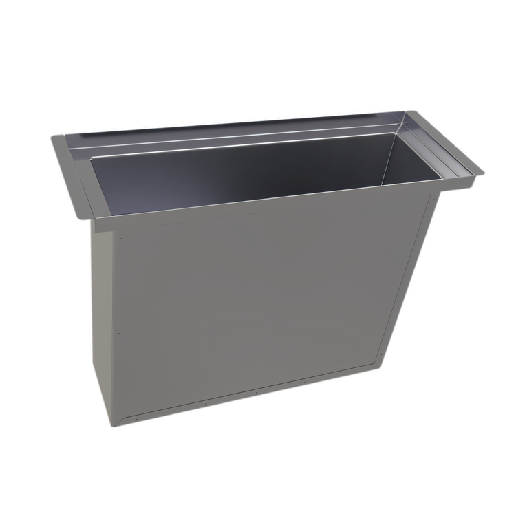 Product image #1 for Glastender Stainless Steel Clip-On Dry Waste