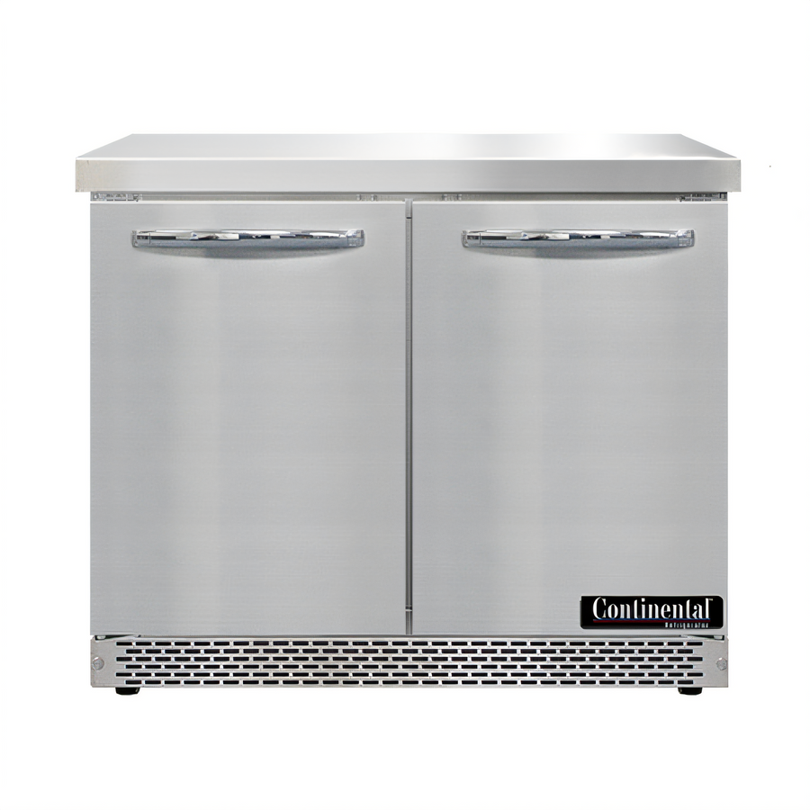Product image #1 for Continental Refrigerator SWF36N-FB 36-Inch Front-Breathing 2-Section Work Top Freezer with Doors