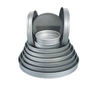 16-Inch Hard Coat Anodized Straight-Sided Self-Stacking Pizza Pan