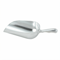 Winco 58 oz Aluminum Round Bottom Utility Scoop